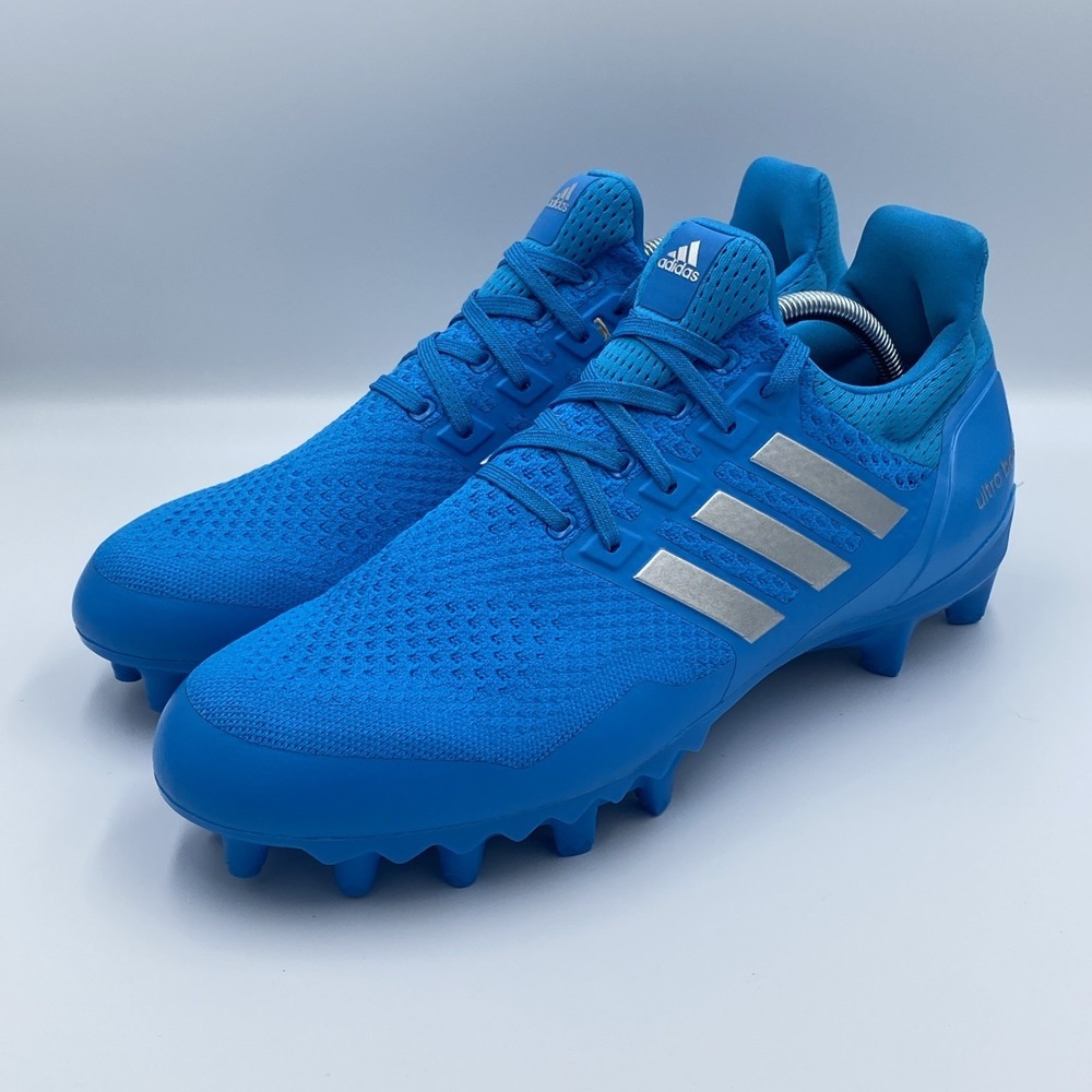 adidas Ultraboost Football Cleats Solar Blue Boost Cushion Men's Size 12 JP7412